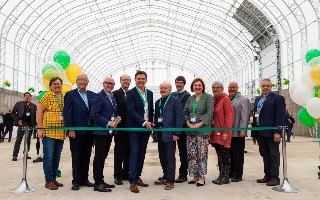 Viridis inaugure le Centre de transfert et de traitement des matières résiduelles (CTTMR) à Bécancour : un projet clé dans l’économie circulaire de la région